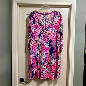 Lilly Pulitzer Banyon Dress in Sunken Treasure Size XL